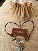 Larimar Marahlago ketting, Ophalen of Verzenden, Zo goed als nieuw, Blauw, Overige materialen