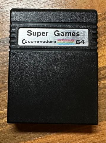 Commodore 64 Super Games Cartridge beschikbaar voor biedingen
