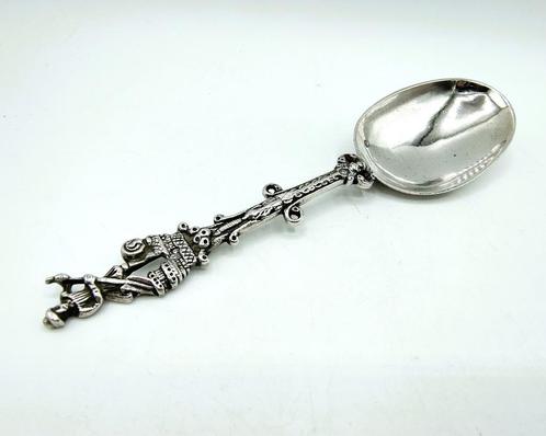 Zilveren gelegenheidslepel, Gebr. Roelfsema, Winsum, 1891, Antiek en Kunst, Antiek | Goud en Zilver, Zilver, Verzenden