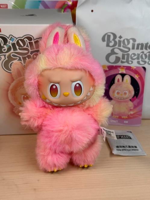 Labubu V3 Loyalty - Big Into Energy Serie Authentiek Popmart, Kinderen en Baby's, Speelgoed | Knuffels en Pluche, Zo goed als nieuw