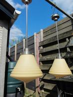 2 PRACHTIGE GISPEN LUXE SCHOOLLAMPEN ( DIAMETER 25 CM ), Huis en Inrichting, Lampen | Plafondlampen, Ophalen, Gebruikt, GISPEN