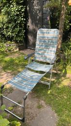 2 Crespo campingstoelen met voetensteun, Caravans en Kamperen, Ophalen, Gebruikt, Campingstoel
