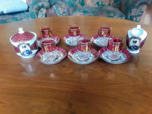 Brocant koffie/theeservies., Antiek en Kunst, Curiosa en Brocante, Ophalen of Verzenden