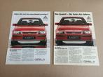 Reclame (uit oud tijdschrift) Opel Kadett/ E/ GSi (1985), Verzamelen, Verzenden