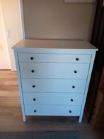 Witte Ladekast, Ophalen, 5 laden of meer, 100 tot 150 cm, 50 tot 100 cm