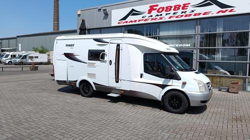 Slechts 6.75m maar toch met Enkele bedden De Fendt K500 2008, Caravans en Kamperen, Campers, Bedrijf, Half-integraal, tot en met 2