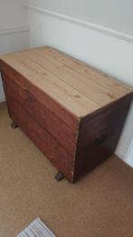 Houten dekenkist - robuust, Ophalen, Gebruikt, 75 tot 100 cm, 50 tot 75 cm