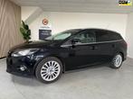 Ford Focus Wagon 1.6 EcoBoost Titanium Airco, Leder, Trekhaa, Auto's, 1258 kg, Gebruikt, Zwart, 4 cilinders