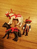 Playmobil zwarte Piet met Schimmel en zwart paard, Ophalen of Verzenden, Zo goed als nieuw, Los playmobil
