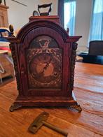 Antieke Warminck Tafelklok met Maan- en Zon Aanduiding, Ophalen of Verzenden