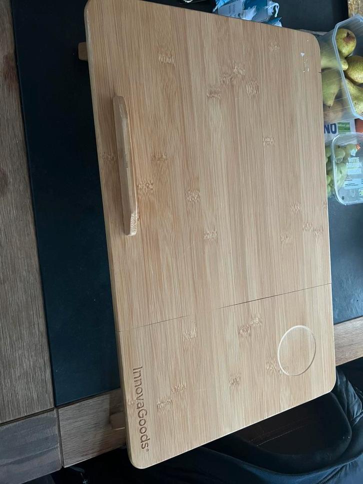 Houten inovagoods opklapbare tafeltje, Computers en Software, Laptoptafels, Nieuw, Ophalen of Verzenden