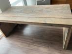 Eettafel van steigerhout, Huis en Inrichting, Tafels | Eettafels, 200 cm of meer, 50 tot 100 cm, Gebruikt, Rechthoekig