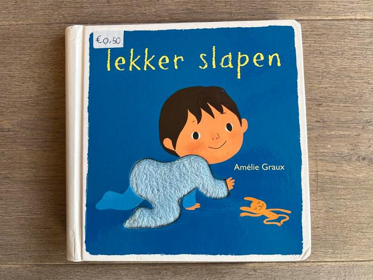 Lekker Slapen - Voelboekje voor Baby's & Peuters, Boeken, Kinderboeken | Baby's en Peuters, Gelezen, 1 tot 2 jaar, Uitklap-, Voel- of Ontdekboek