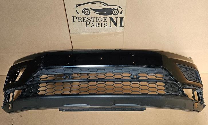 Voorbumper VW Tiguan 5NA KLS LC9X ORIGINEEL BUMPER 2016-2021, Auto-onderdelen, Carrosserie en Plaatwerk, Bumper, Voor, Gebruikt