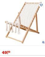 Strandstoel tuinstoel nieuw vaste prijs, Tuin en Terras, Tuinstoelen, Ophalen, Nieuw, Hout