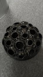 Coral vaas coral 2 shinny black, Zwart, Aardewerk of Porselein, Ophalen of Verzenden, Zo goed als nieuw