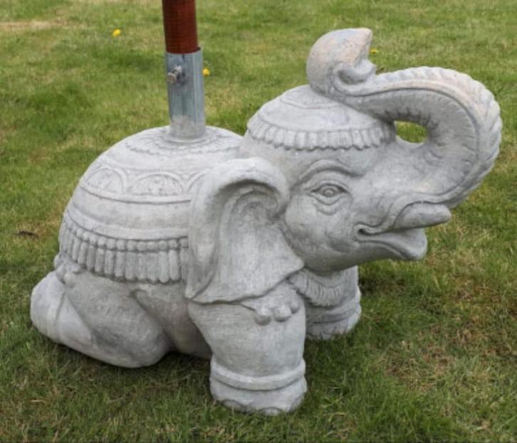 Parasolvoet olifant, Tuin en Terras, Parasols, Nieuw, Parasolvoet, Minder dan 1 meter, Ophalen