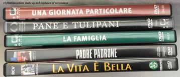 5 Italiaanse Filmklassiekers € 6 in 1 koop (Italie Filmhuis) beschikbaar voor biedingen