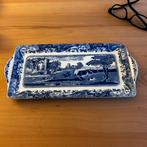 Blauw Wit Serveerschaal Spode Blue Italian L 33 en B 15,7 cm, Ophalen of Verzenden