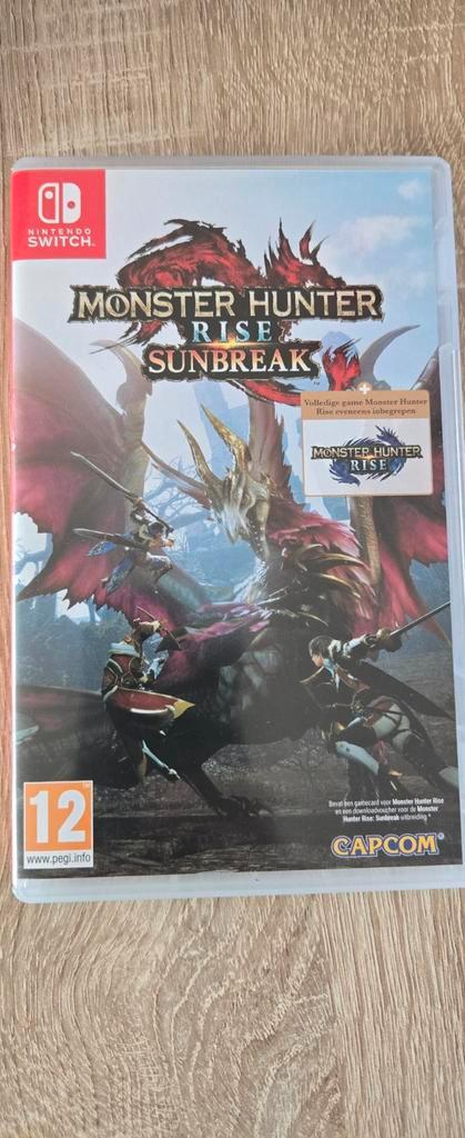 Monster Hunter Rise + Sunbreak - Nintendo Switch, Spelcomputers en Games, Games | Nintendo Switch, Zo goed als nieuw, Role Playing Game (Rpg)