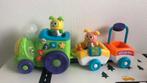 Beatbo trein van Fischer price incl 3 poppetjes, Kinderen en Baby's, Speelgoed | Fisher-Price, Gebruikt, Ophalen of Verzenden
