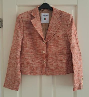 Cavallaro blazer cropped model oranje tint maat 44 art 49672 beschikbaar voor biedingen