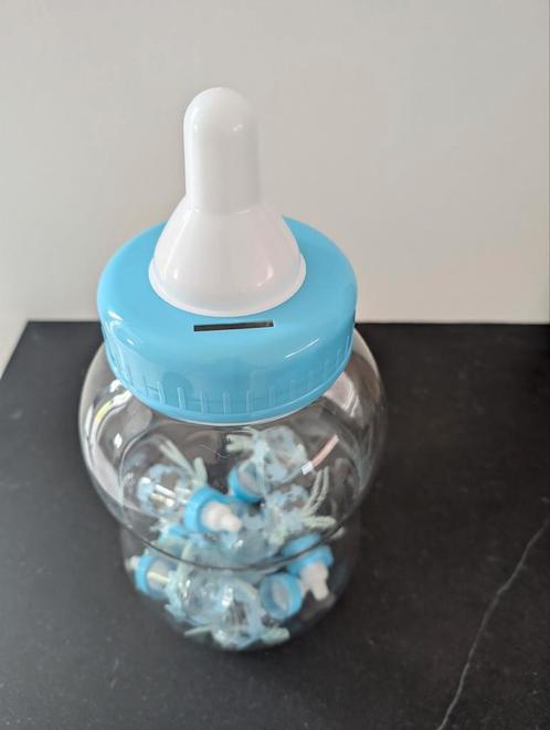Babyshower grote fles jongen, Kinderen en Baby's, Overige Kinderen en Baby's, Zo goed als nieuw, Ophalen