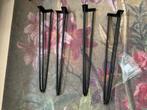 4 Hairpin tafelpoten, Huis en Inrichting, Ophalen, Minder dan 50 cm, 50 tot 100 cm, Rond