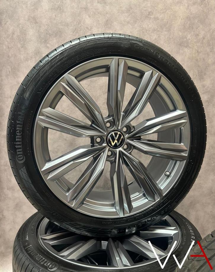 20'' Volkswagen Tiguan 5N Kapstadt wielenset origineel, Auto-onderdelen, Banden en Velgen, Banden en Velgen, Zomerbanden, 20 inch