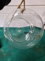 hangbloempot glas bol aan touw, Ophalen of Verzenden, 'T Olde Gre-j, Info@toldegrej.nl, Endepoelstraat 20f Didam