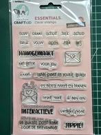 craftlab clearstamp interacties, Ophalen of Verzenden, Zo goed als nieuw, Clearstamp