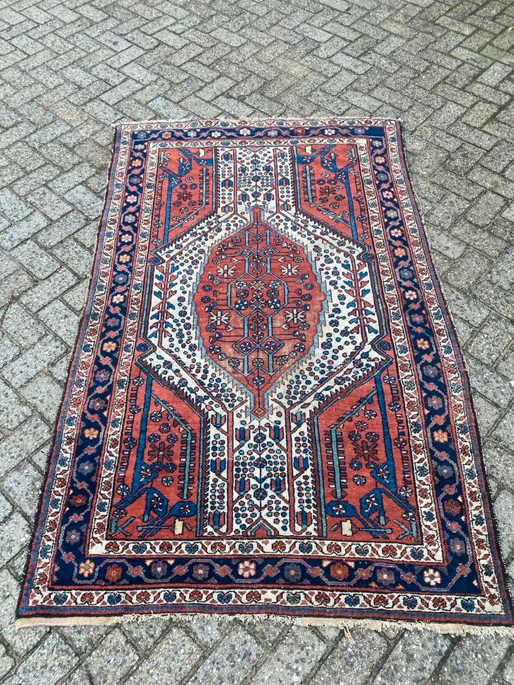 Vintage Oosters Tapijt - Prachtig Design!, Huis en Inrichting, Stoffering | Tapijten en Kleden, Gebruikt, 100 tot 150 cm, 150 tot 200 cm