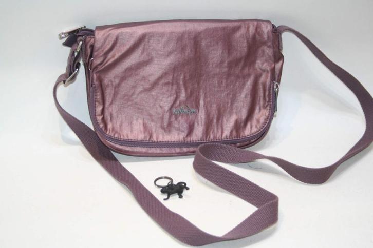Kipling K14schouder / crossovertas + aapje in perfekte staat, Sieraden, Tassen en Uiterlijk, Tassen | Damestassen, Zo goed als nieuw
