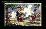 🔷🔷Pax Steen, ansichtkaart Dieren bokspringen, nummer 2558, Ophalen of Verzenden, 1940 tot 1960, Ongelopen, Overige thema's