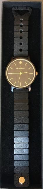 Ab Aeterno houten horloge (Eclipse, unisex, Ø35 mm, ebben), Nieuw, Overige merken, Overige materialen, Ophalen of Verzenden
