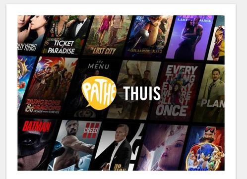 Voucher Pathé Thuis voor 4 huurfilms, Tickets en Kaartjes, Kortingen en Cadeaubonnen