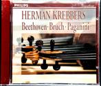 CD  HERMAN KREBBERS - Beethoven/Bruch/Paganini, Ophalen of Verzenden, Classicisme, Gebruikt, Overige typen