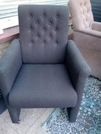 Zgan 4 luxe stoelen ,donker grijs, Ophalen, Zo goed als nieuw, Grijs, Vijf, Zes of meer stoelen
