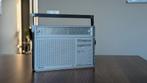 Vintage Retro Philips Radio - D2412 - Stekker en Batterijen, Ophalen of Verzenden, Gebruikt, Radio