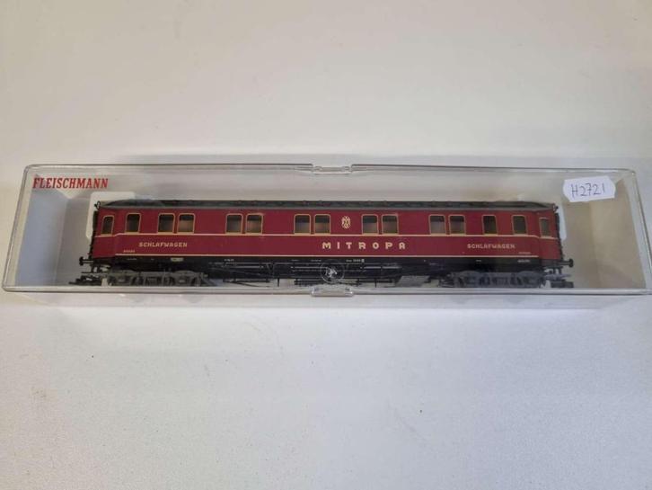Fleischmann 5078 - Slaaprijtuig "Mitropa" uit Ep II, Hobby en Vrije tijd, Modeltreinen | H0, Zo goed als nieuw, Wagon, Gelijkstroom