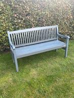Antraciet Houten Bankje - 150cm, Ophalen of Verzenden, Gebruikt, Hout