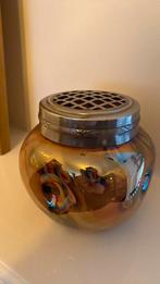 Rozensteker pique fleur art nouveau ioneserend glas UNIEK!!, Ophalen