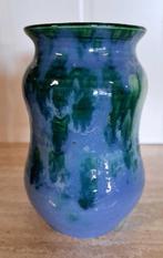 turkoois blauw/groene modernistische vaas, Antiek en Kunst, Antiek | Vazen, Verzenden