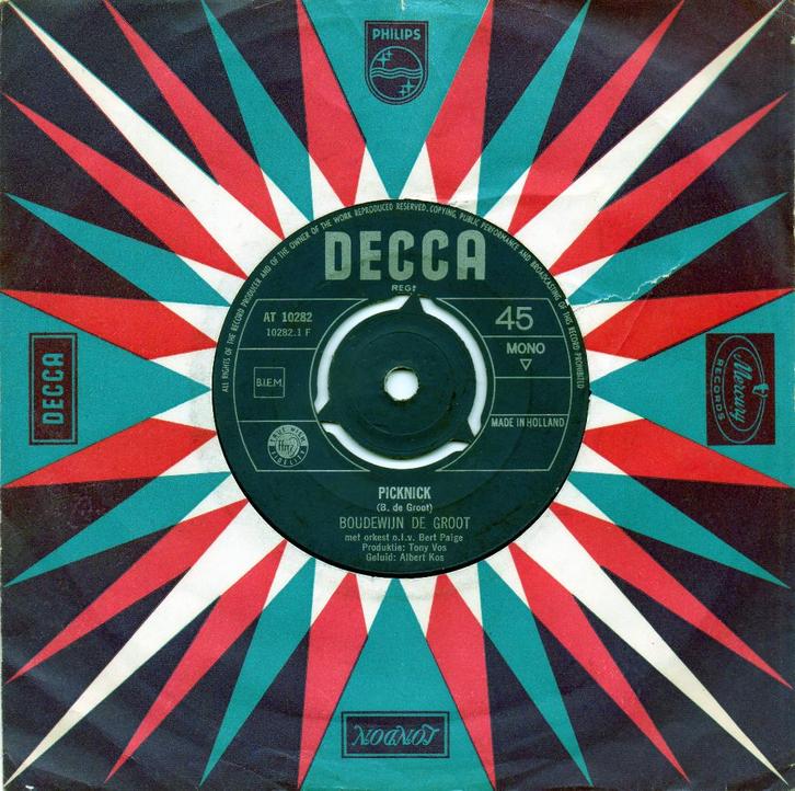 Boudewijn de Groot - Picknick, Cd's en Dvd's, Vinyl Singles, Gebruikt, Nederlandstalig, 7 inch, Verzenden