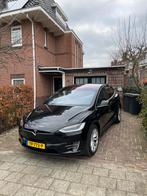 Tesla Model X 75 D 2018 Zwart, Auto's, Tesla, Automaat, Model X, USB, Leder en Stof