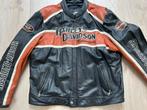 Mooie leren Harley Davidson jas 2XL, Motoren, Ophalen, Heren, Jas | leer, Harley Davidson. Origineel.
