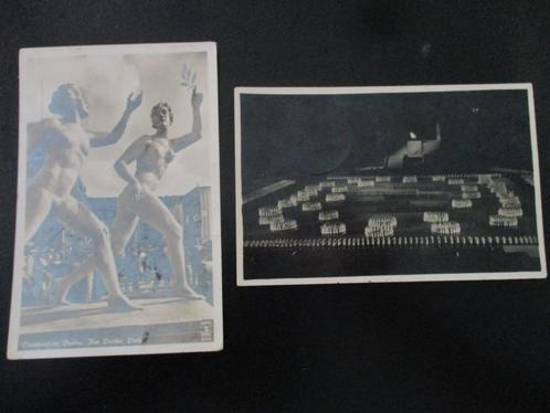 3e Rijk - 2x postkaart - Olympiade 1936 Berlijn, Verzamelen, Militaria | Tweede Wereldoorlog, Overige soorten, Foto of Poster