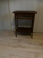 Oud theetafeltje, Huis en Inrichting, Tafels | Bijzettafels, Minder dan 55 cm, Gebruikt, Rechthoekig, Hout