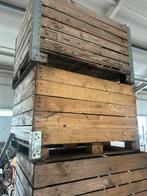 Houten Pallet Bakken - Stapelbaar & Stevig, Doe-het-zelf en Verbouw, Kratten en Dozen, Ophalen, Gebruikt, 60 cm of meer, Bak of Kist