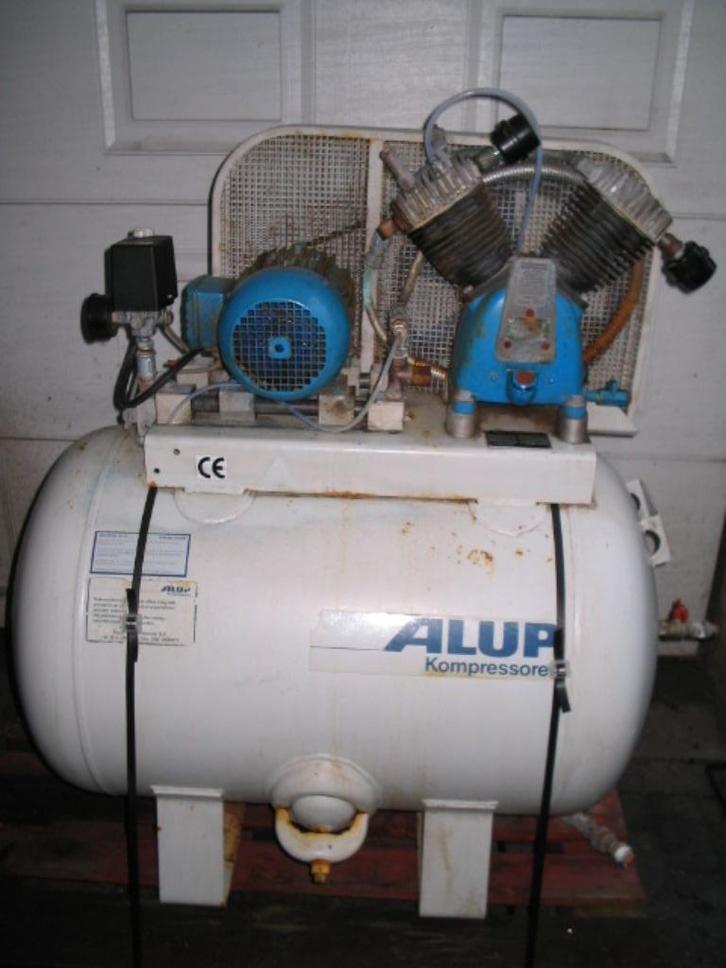 Alup compressor, Doe-het-zelf en Verbouw, Compressors, Gebruikt, 10 bar of meer, 100 liter of meer, 400 tot 800 liter/min, Ophalen